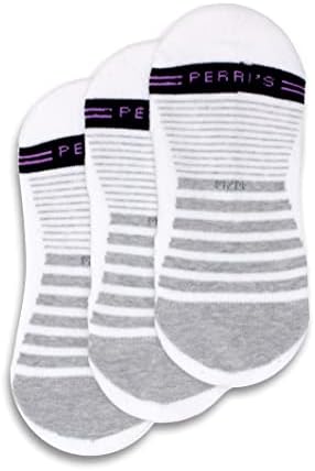 Meias de Perri - Performance Classic Breathable Liner Socks, Footsies almofadados para homens e mulheres,