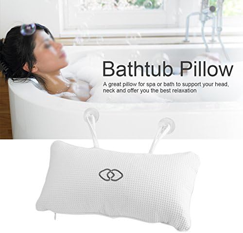 Travesseiro de banho de delaman, banheira spa travesseiro banheira spa de cabeça de almofada