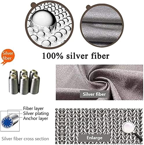 BTuryt Anti radiação Fibra de prata Fabric anti radiação para roupas de avental Fazendo EMI EMI RFID