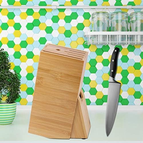 Suporte de faca de cozinha de madeira prática durável, rack de armazenamento, para cozinha em casa