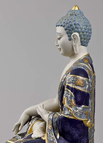 Lladró shakyamuni buda. Buda de porcelana.