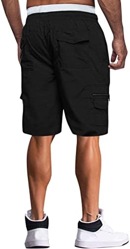 Shorts de carga meymia mass, 2023 Summer Men Men Solid Color Zipper e Button Feching Camping Viaje curto