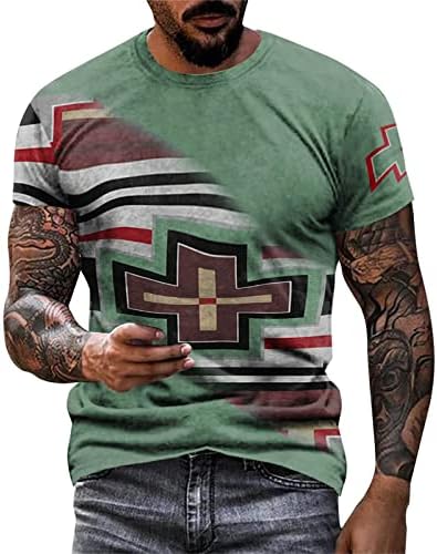 Xxbr soldado camisetas de manga curta para homens de moda de moda masculina 3D AZTEC Fashion Tee Tops Retro