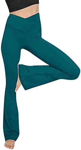 Honprad Yoga Pant for Women Women Solid Leggings Leggings Sports Fitness Running Yoga Athletic Pant Fashion