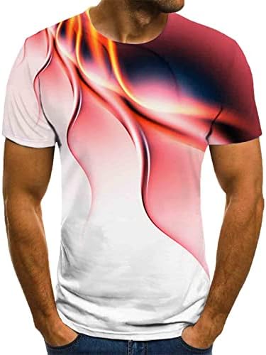 Melhores camisas para homens legais 3D Lightning Printing Rould Roul