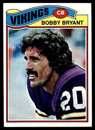 1977 Topps 521 Bobby Bryant Minnesota Vikings VG Vikings Carolina do Sul