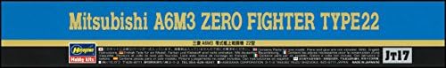 Hasegawa hajt17 1:48 escala mitsubishi a6m3 zero lutador t kit