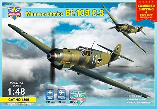 ModelsVit 4805-1/48-Messerschmitt BF.109 C-3 178 mm