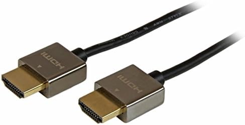 Startech.com Cabo HDMI 2M Slim com conectores metálicos de baixo perfil - Cabo HDMI de alta velocidade