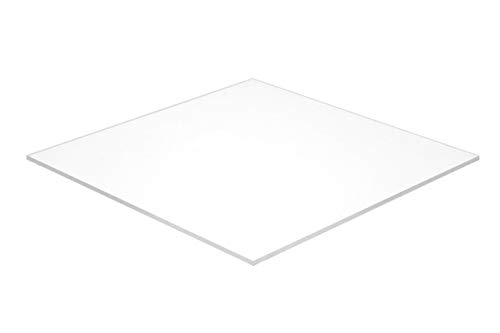 Folha de placa de espuma de PVC Falken Design, branca, 10 x 10 x 1/2