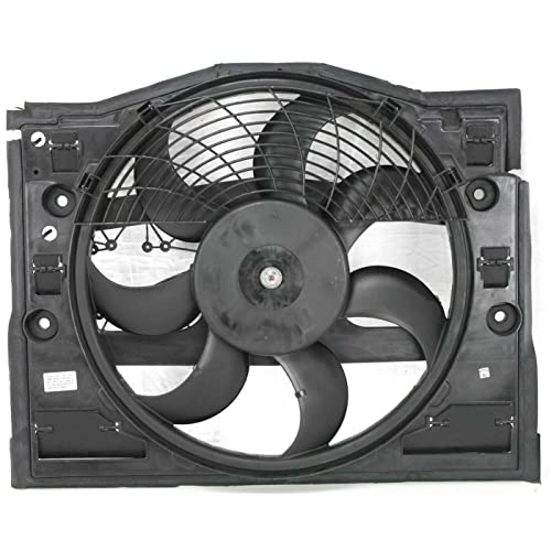 Confriamento do ventilador A/C Fan de condensador 99-06 Compatível com BMW 3-Series E46 Montagens