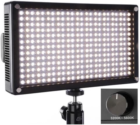 Genaray LED-7100T 312 LED LUZ na câmera LED na câmera