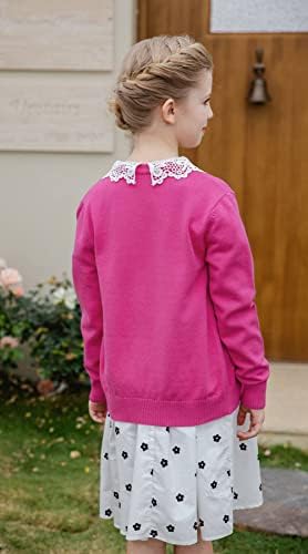 Sorrindo Pinker Girls Girls Cardigan Sweater School Uniforms Button Slave Manga Tops