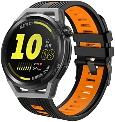 Ganyuu 22mm de pulseira de pulseira para Garmin Venu 2/Vivoactive 4 Smartwatch Silicone WatchBand Forerunner 745/Fenix