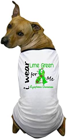 Cafepress Eu uso limão 43 linfoma camiseta de cachorro camiseta de cachorro, roupas de estimação, fantasia