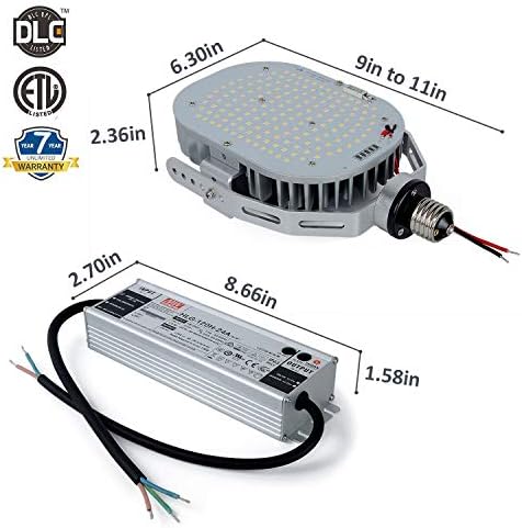 Kit de retrofit de LED de 120W Hytronics, equivalente a 700W MH/HPS, 100-277V 5000K 14400 lúmens,