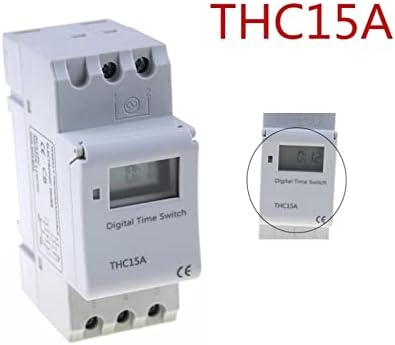 Uncaso THC15A ZB18B Timer SwitchElectrônico semanal 7 dias programáveis ​​Time Digital Time Relé controle AC 220V