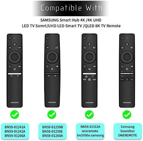 Silicone Protecitve Caso Caso Titular compatível com a Samsung New Smart TV Remote Remote Control Bn59