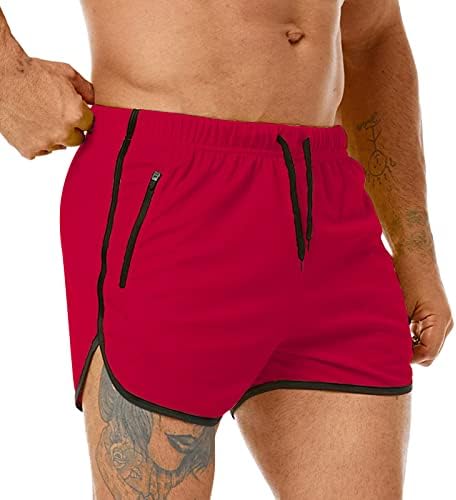 Ozmmyan shorts para homens calças de fitness de verão de três pontos esportes shorts atléticos calças de secagem