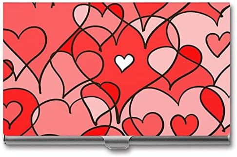Abstract Love Love Background Backs Business Cartter de carteira de bolso de bolso de bolso Carteira