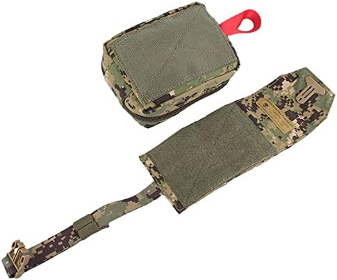Emergonear Military Primeiros Soces Kit Tactical Medical Bolsa, Trauma Pouch Molle Release rápida Design