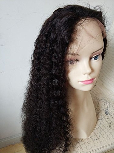 Peruca de renda cheia de alta quanlidade para mulheres negras com cabelos de bebê 150% de densidade real Remy Remy Remy Cabelo Humano Afro Curly Color Natural pode ser tingido 14