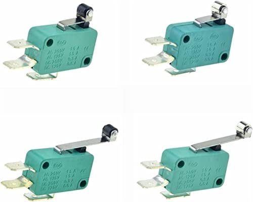 Micro interruptores Micro Limitedes 16A 250V 125V NO+NC+COM 6,3mm 3 pinos SPDT Micro interruptor