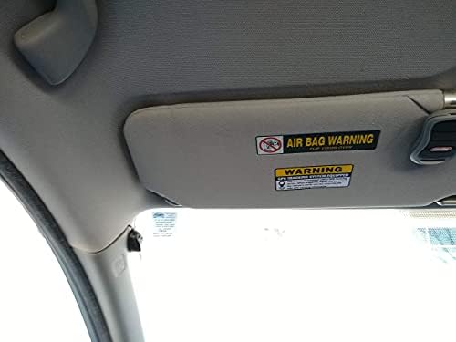 TOTOMO 8PC GPS Rastreando adesivo Anti -roubo Sinal de aviso de veículo - 3 x 1,5 sinal de auto adesivo