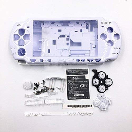 Substituição Habitação completa Placete shells Tampa de caixa + botões para Sony PSP 2000 Console