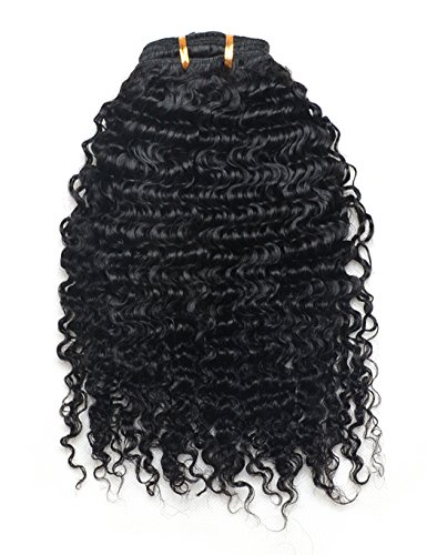 Luwigs afro kinky curly 3b 3c Clip em extensões de cabelo para mulheres negras clipes de cabelo