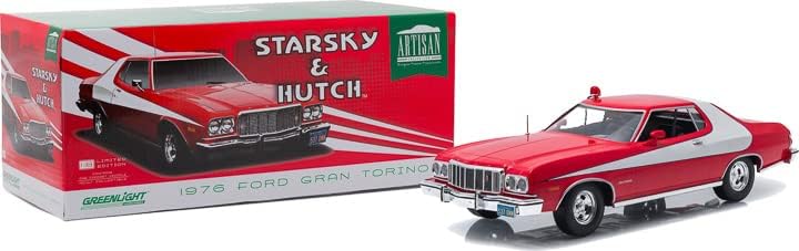 Collectibles Greenlight 19017 Artisan Collection - Starsky and Hutch - 1976 Gran Torino 1:18 Scale