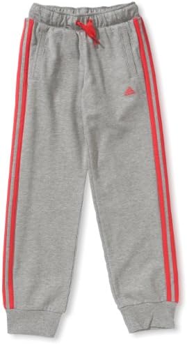 Adidas Junior Girls Ess Knit Pants Grey