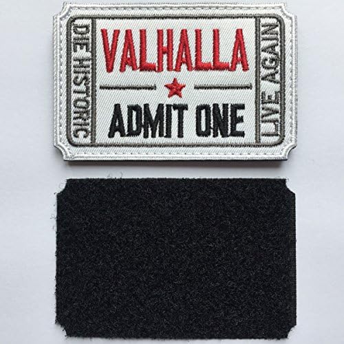 Ticket NCYDA para Valhalla Tactical Patch - Hook & Loop White