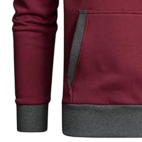 Moleta -moleta de lã sólida masculina moletons de manga longa Casual Sortshirt Pullover com capuz com bolsos