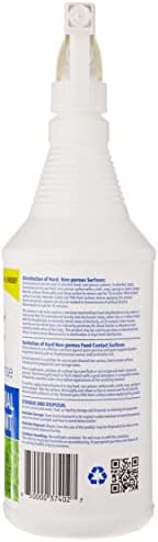 Envirocleansense mais amigável desinfetante ácido hipocloroso 6 pacote de 32 onças de spray mais