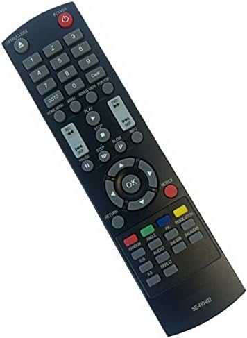 Se-R0402 Controle remoto compatível com Toshiba Blu-ray DVD Player com botão Netflix-nenhuma programação é necessária