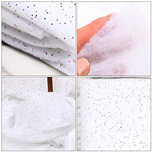 Valiclud Home Decor 1 folha de Natal Fake Snow Carpet Artificial Snow Christmas Snow Prop White Rug