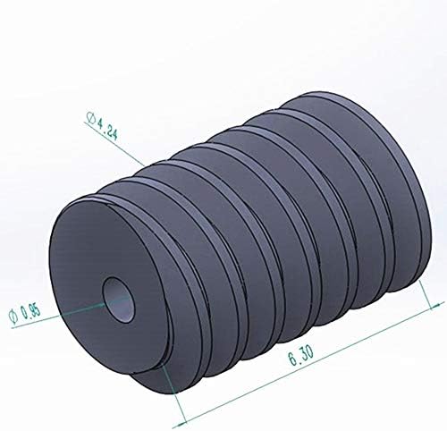 ZhengGuifang ZGF-BR 10PCS M0.3 Worms de plástico 0,3m 0,95 mm 1,0 mm Worm 4,2x6,3mm