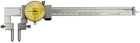 Pinça de discagem de aço inoxidável Meteto de precisão para a faixa de medição de distância central de 0-200mm