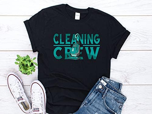 Limpeza Crew das camisas combinando camisa de limpeza de limpeza de presente de casa para casa