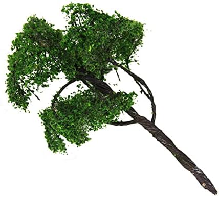 NUPART 4.72 '' Elm Tree Model Train Rialwary Park Paisagem Wargame Diorama Ho Micro World World encolher