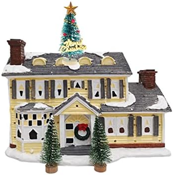 Ｋｌｋｃｍｓ Vila de neve com artesanato de villa de resina multicolor