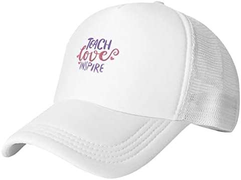Voltar para a escola Caps Ensine o Loveq Insppire Dad Hats for Girls Vintage Denim Pai Hats Ajustável