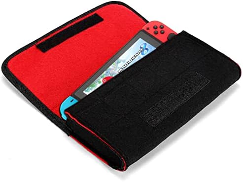 Caixa de transporte de Bulldog para o Switch Protective Travel Storage Bag com slots de cartão de jogo