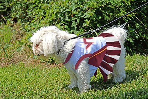 Pets First Collegiate Virginia Tech Dog Lizer Dress, pequeno