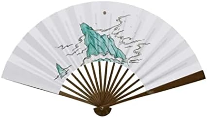 Fã de ventilador de papel Fã dobrável fã chinês Fan vintage Fan Landscape Painting Fan Dobing Mountain