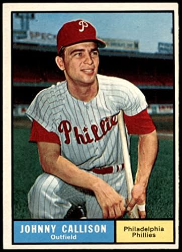 1961 Topps 468 Johnny Callison Philadelphia Phillies ex Phillies