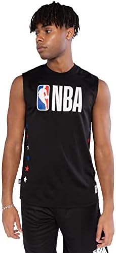 Camiseta de tanque de mangas mole de mangas macias da NBA masculina