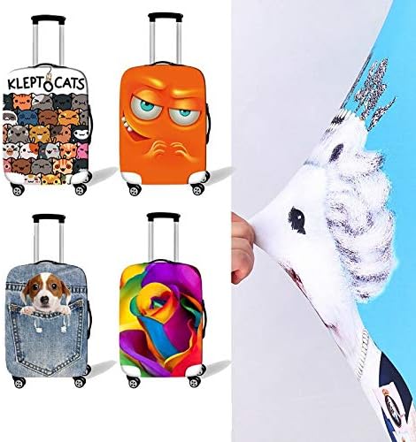 TruonngBlue Fashion Rainbow Bagage Caso Protetive Cobra de malas elásticas Organizadores de acessórios