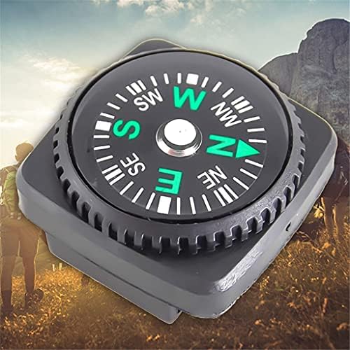 Sdgh 5pcs mini relógio búsulo búsulo de botão para pulseira sobrevivência mini bolso bússola bússola de camping